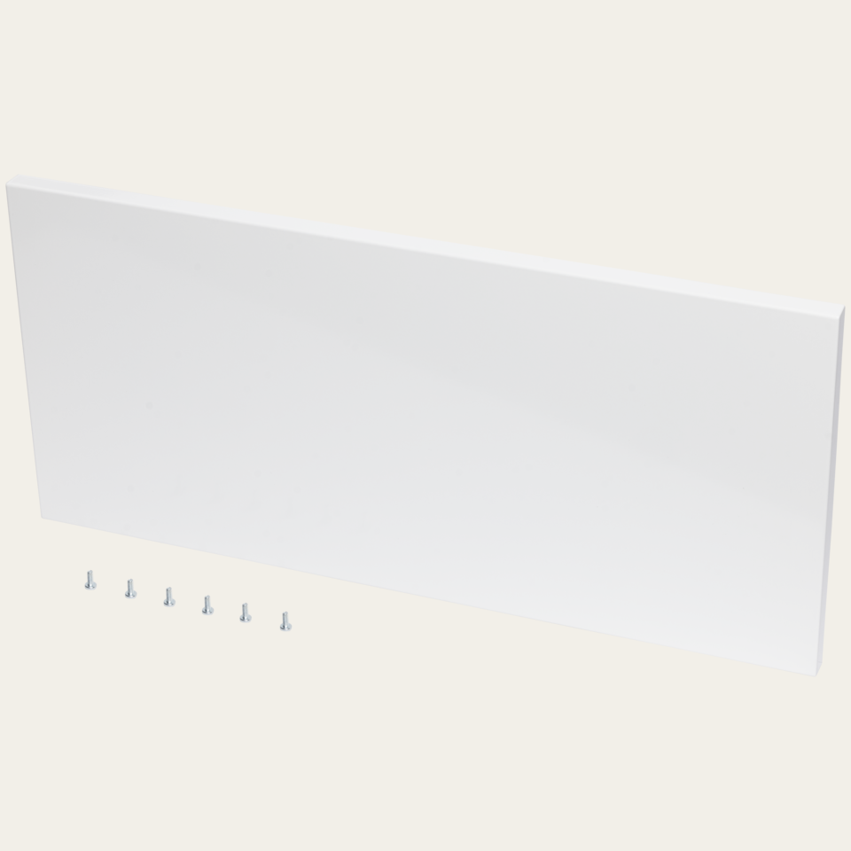 Front panel, W 550 x H 251 mm, White
