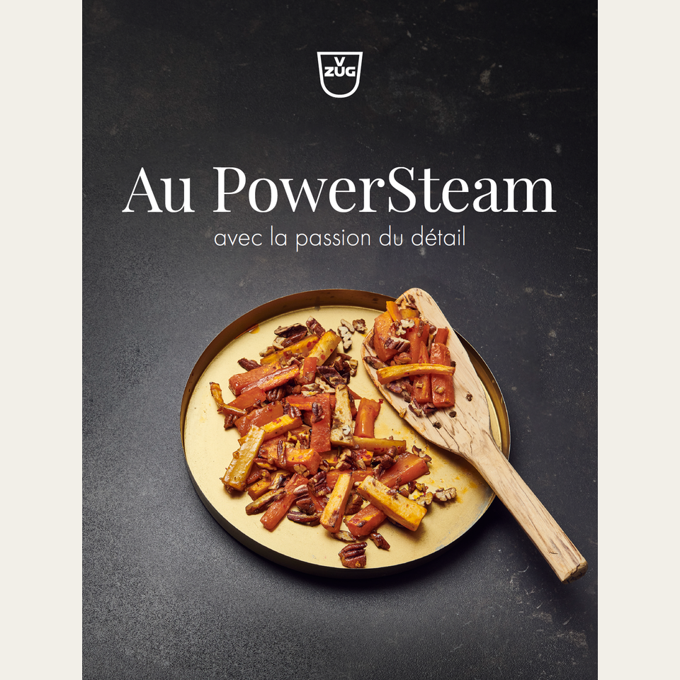 Recipe book «PowerSteaming – With a passion for Details», in German