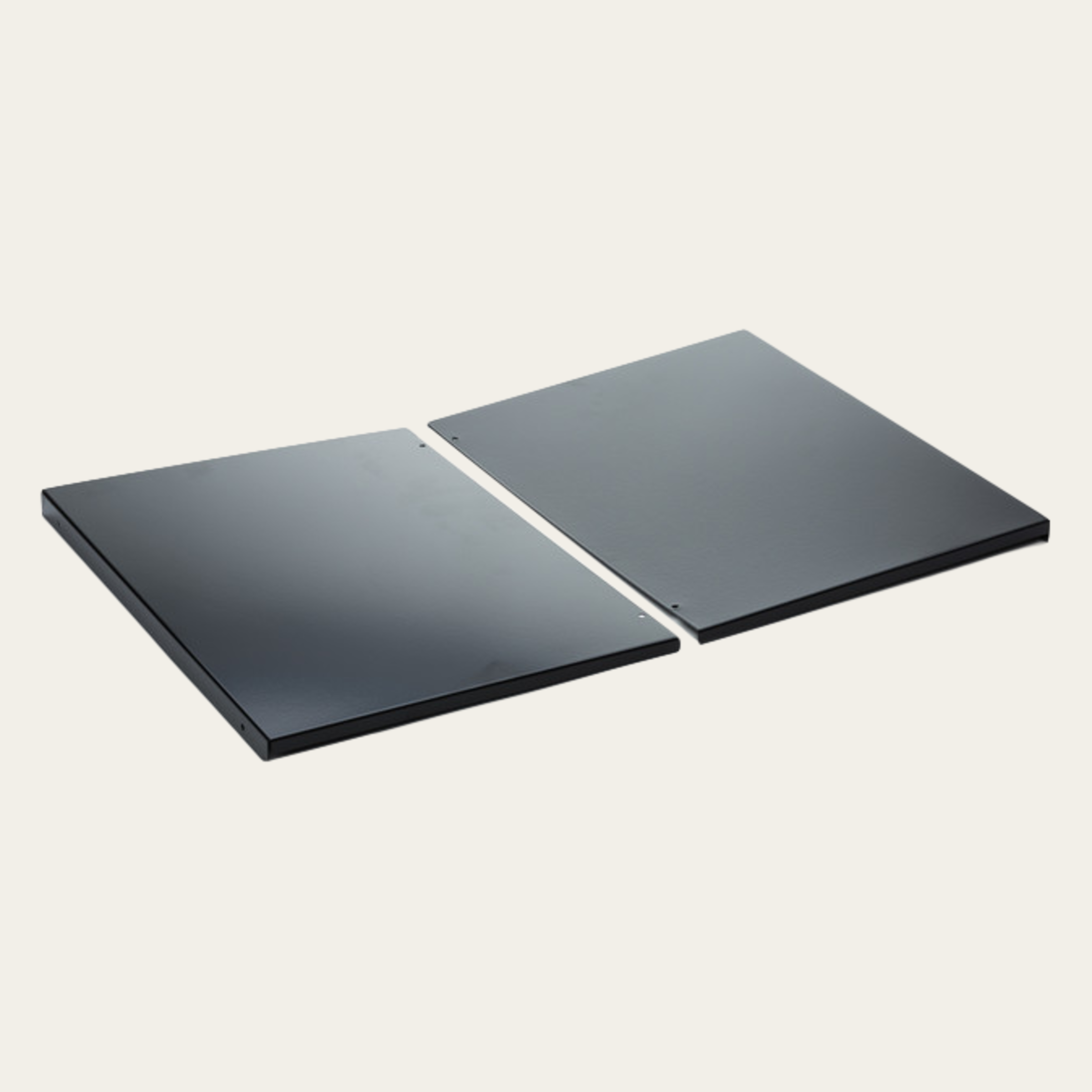 Side-panel protective plate, 1 pair, 330 mm, Nero