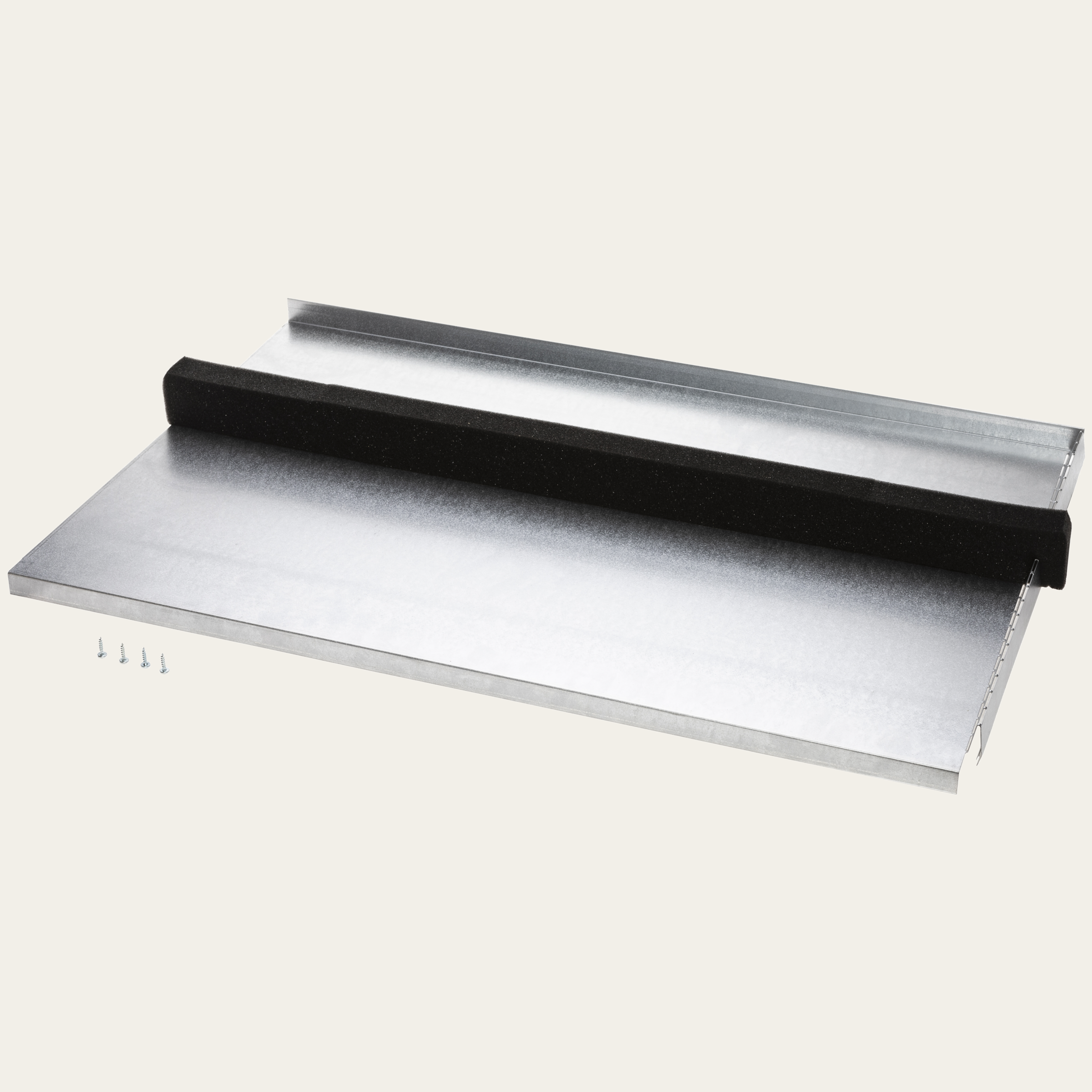 Ventilation protective plate set, niche width 825 mm, with seal