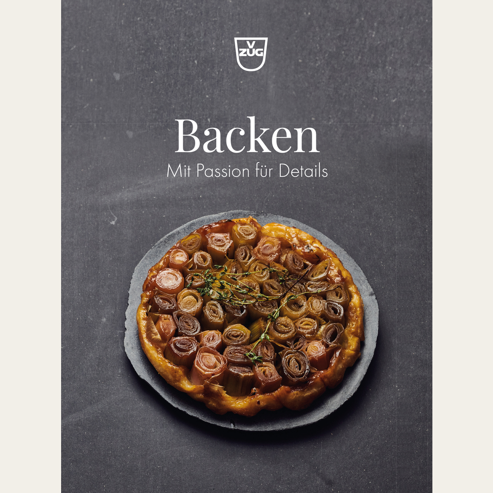 Recipe book «Baking – With a passion for detail», in German