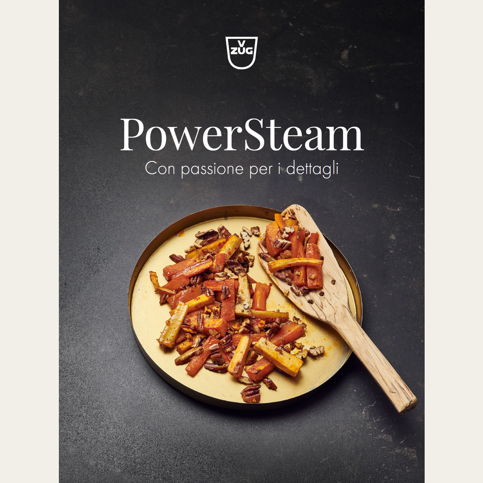 Recipe book «Steaming – With a passion for detail», in English