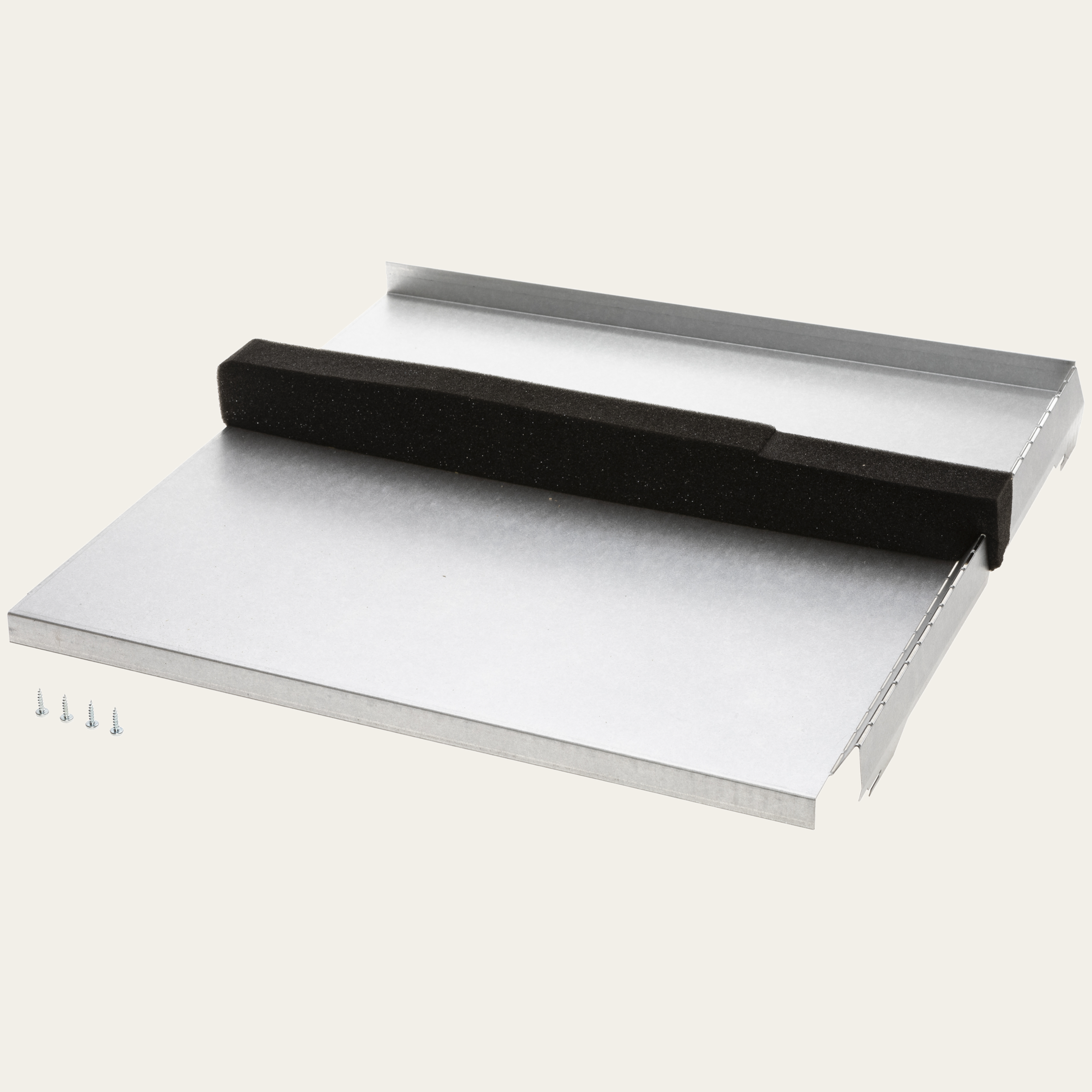 Ventilation protective plate set, niche width 550 mm, with seal