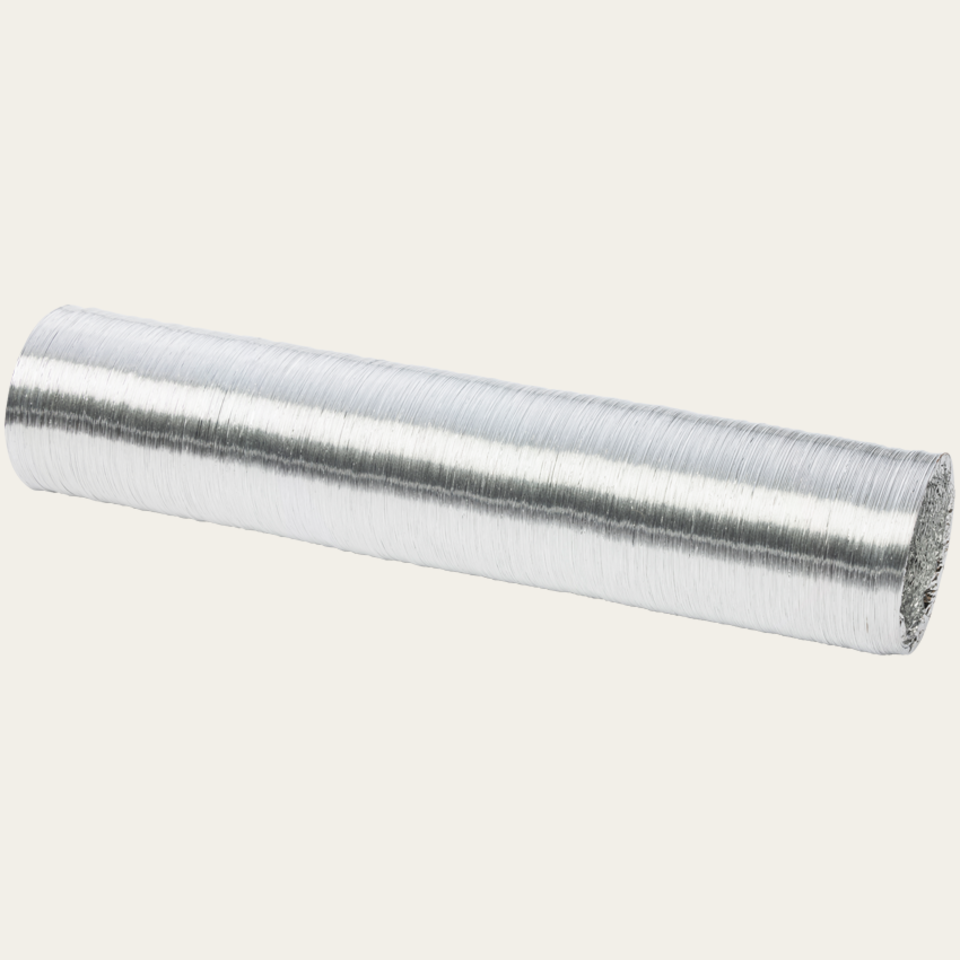 Aluminium hose, fully flexible, length 10 m, ø 125 mm