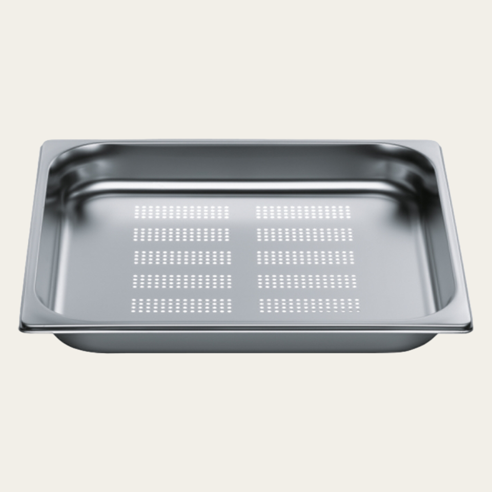 Cooking tray perforated, 2/3 GN, W 325 x D 354 x H 40 mm