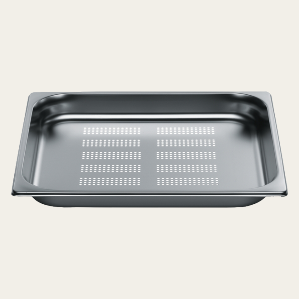 Cooking tray perforated 1/2 GN, W 325 x D 265 x H 40 mm