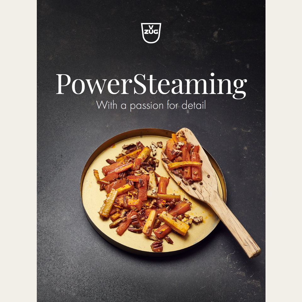 Recipe book «PowerSteaming – With a passion for Details», in Italian