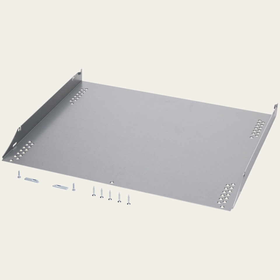Sliding plate set, width 55 cm, height 1.5 mm
